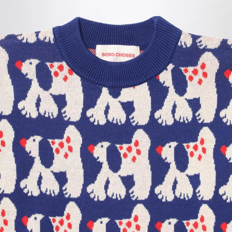 BOBO CHOSES Fairy Dog jumper navy blue 3