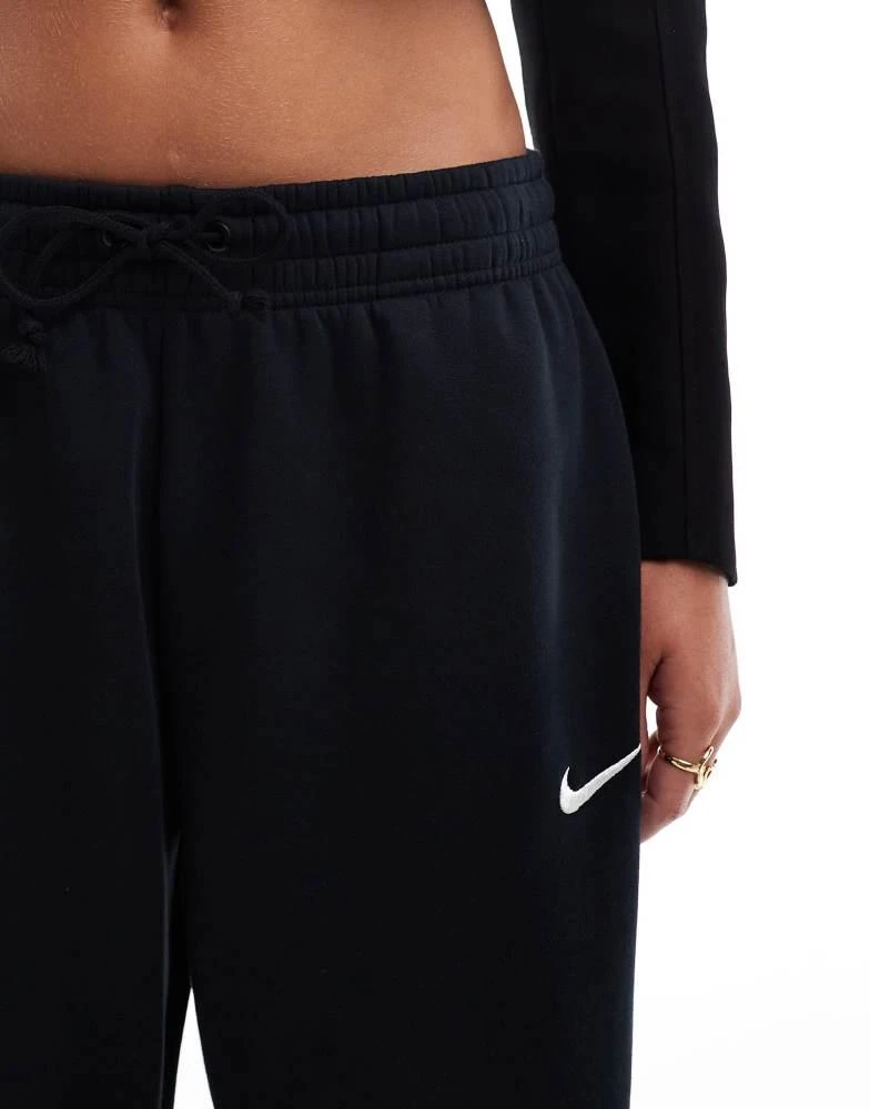 NIKE Nike Phoenix Fleece high waisted oversized joggers in black 5