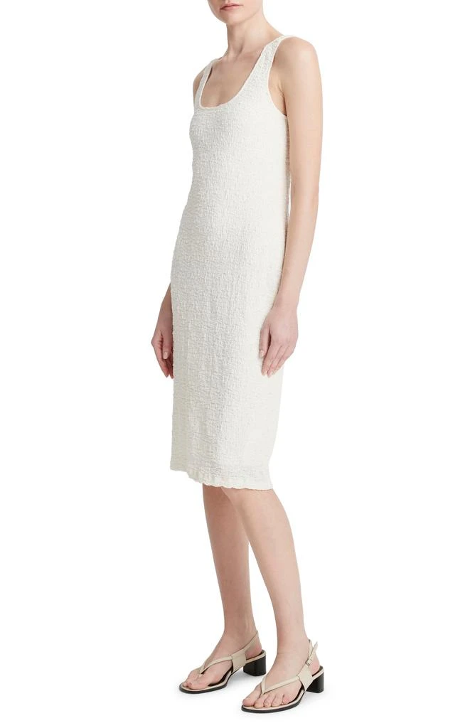 Vince Textured Cotton Blend Tank Dress 3