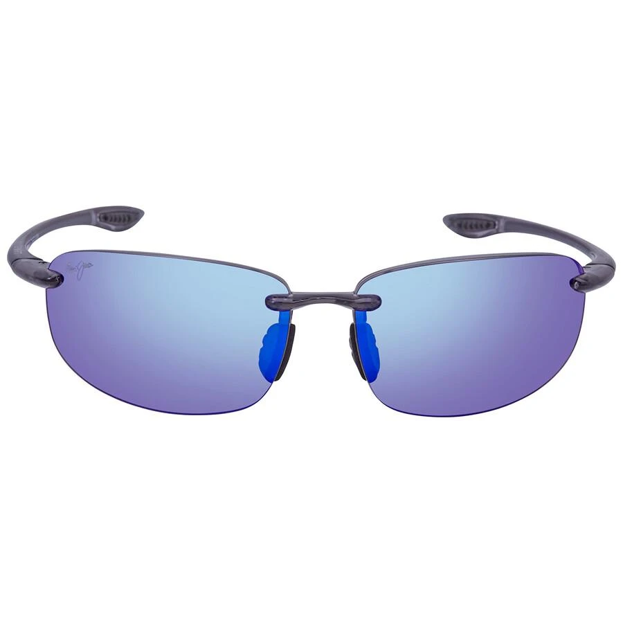 Maui Jim Ho'okipa Blue Hawaii Rectangular Unisex Sunglasses B407-11 64