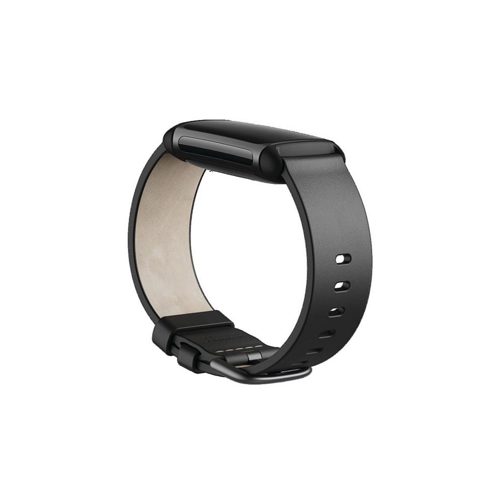 Fitbit Charge 5 Black Leather Band, Small