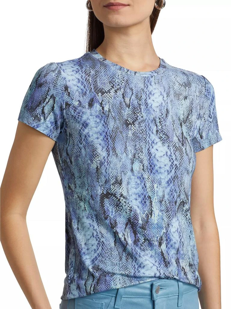 L'Agence Ressi Snake Crewneck T-Shirt 6