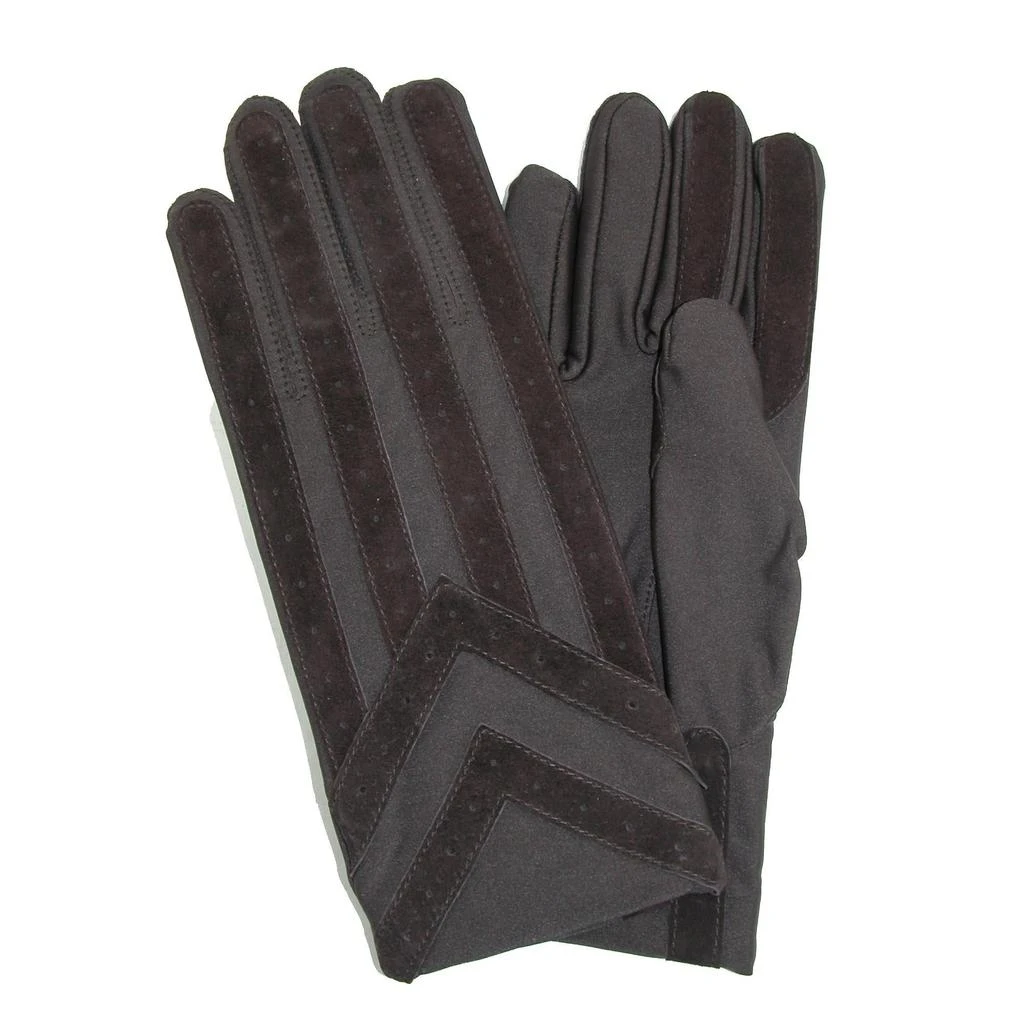 Isotoner Men's Knit Lined Spandex Gloves 1