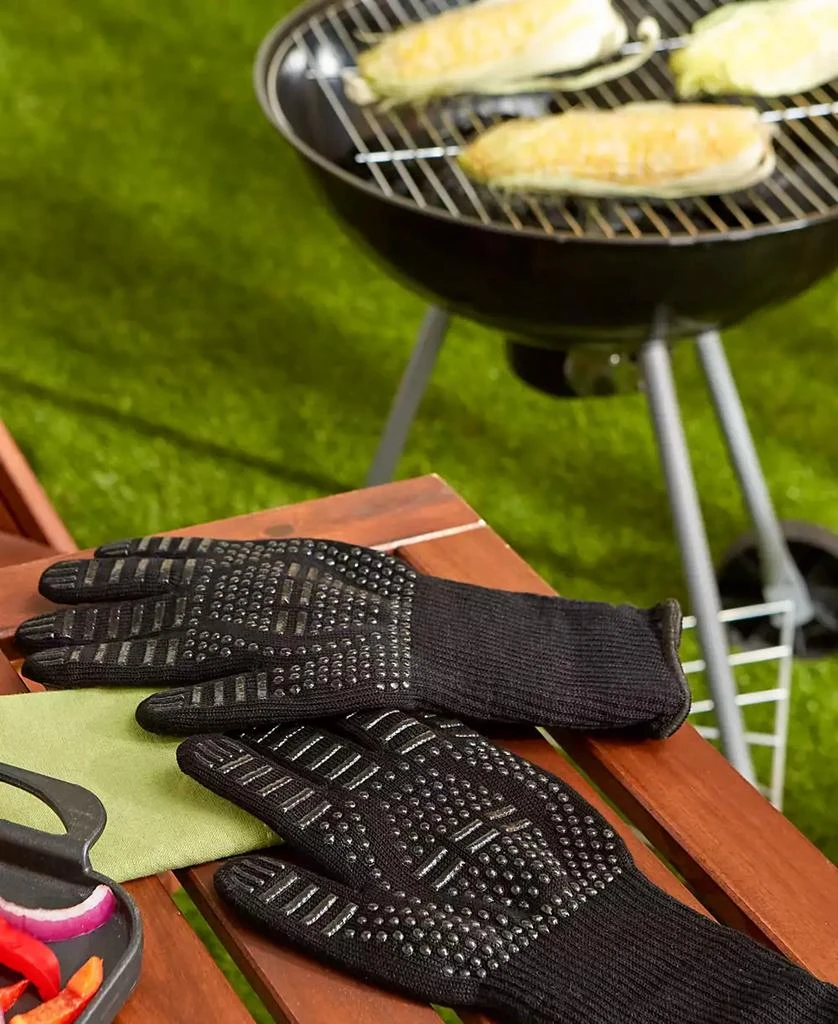 RSVP International Barbecue Grilling Collection Heat-resistant Gloves, Set of 2 5