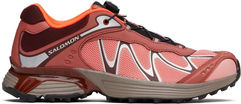 Salomon Pink & Burgundy XT-Whisper Sneakers 1