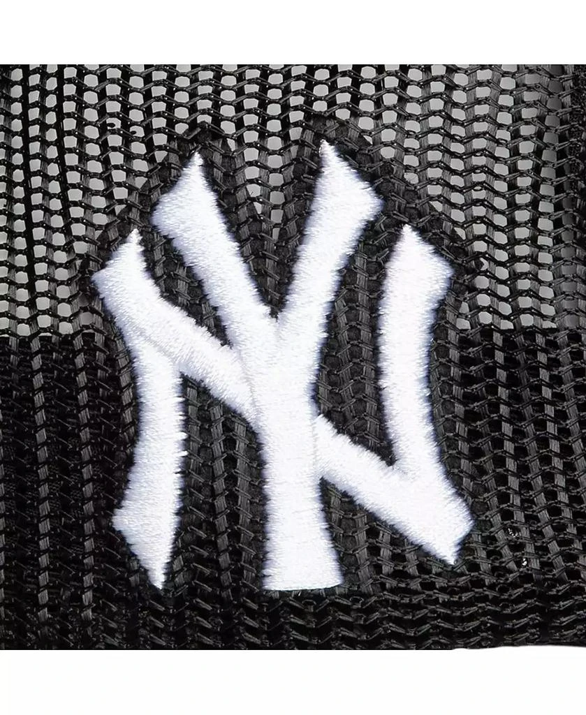 Mitchell & Ness Mitchell Ness Men's Black New York Yankees Script Trucker Adjustable Hat 2