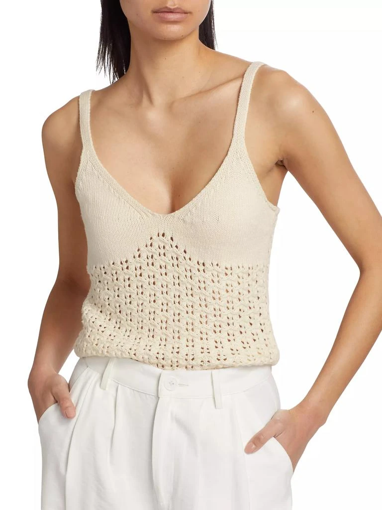 Naadam Cotton Lace Knit Camisole 6