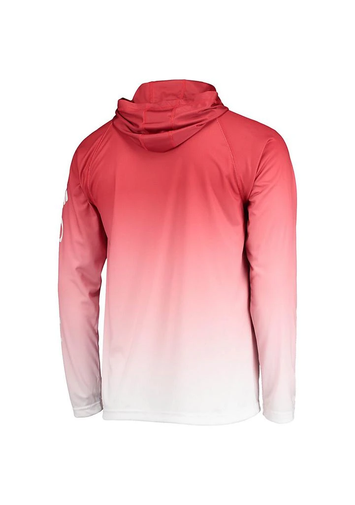 Columbia NCAA PFG Nebraska Huskers Terminal Tackle Omni-Shade UPF 50 Long Sleeve Hooded Top 3