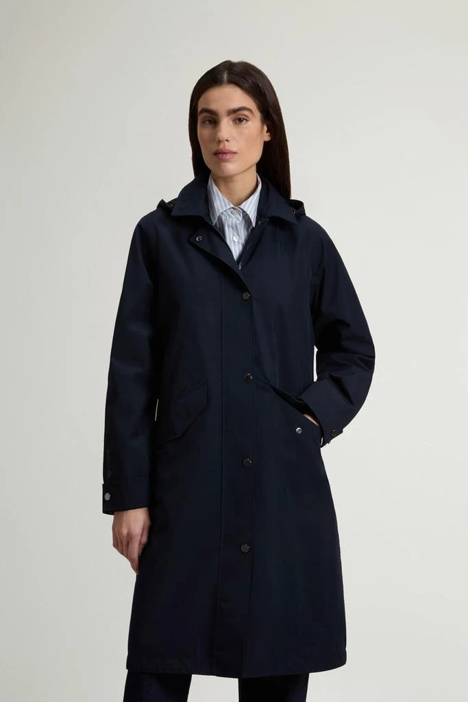 Woolrich Parka in WINDSTOPPER by GORE-TEX LABS Fabric - Women - Blue