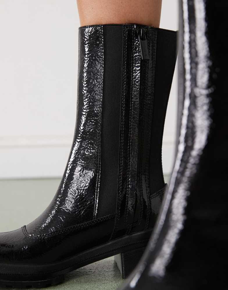 Dr. Martens Dr Martens Maybole Hi patent boot in black - Boots