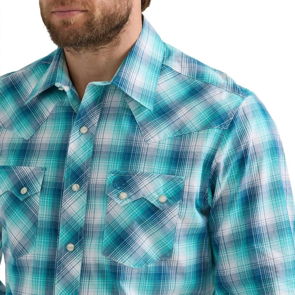 Wrangler Wrangler - Men's Retro Long Sleeve Western Snap Shirt 3