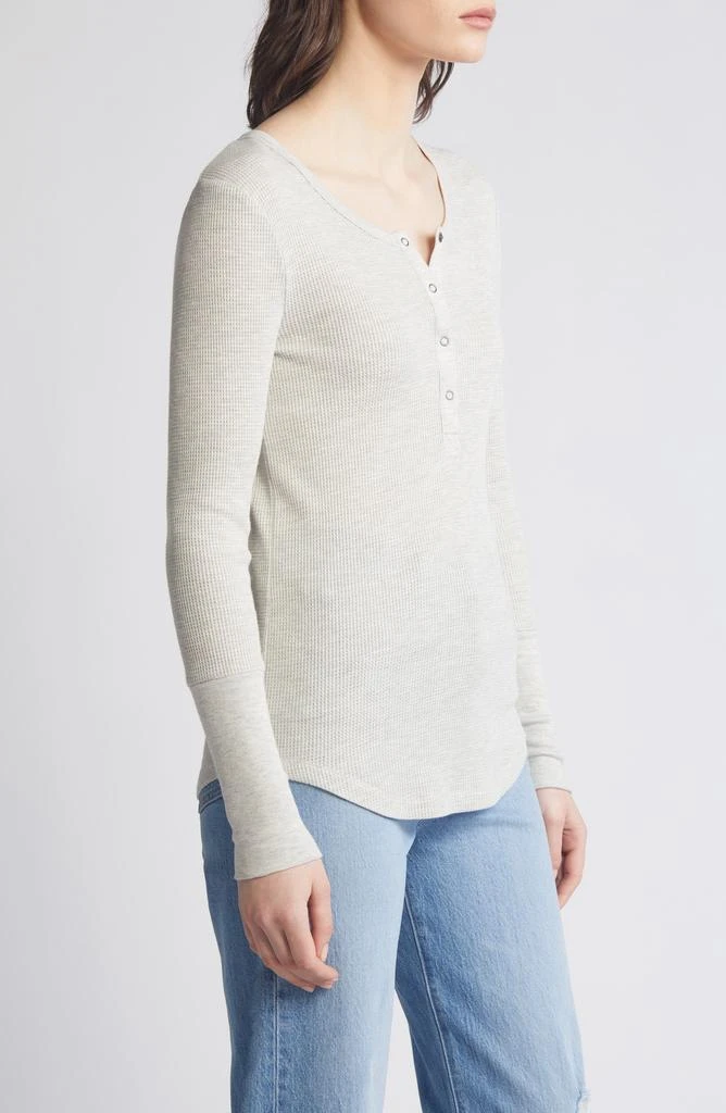 Splendid Forever Thermal Knit Henley 3