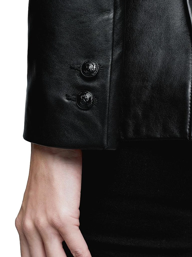 L'Agence Chamberlain Leather Blazer 6