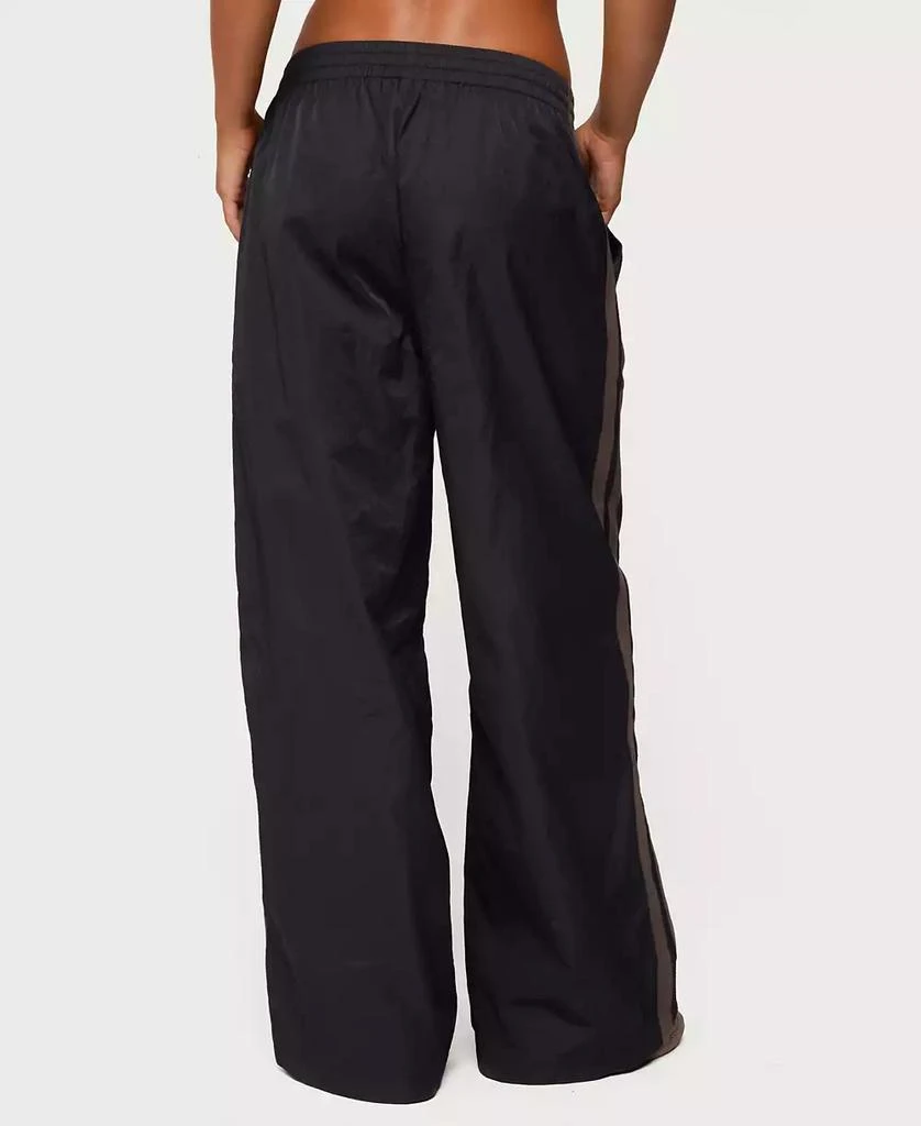 Edikted Womens Kieran Stripey Nylon Track Pants 2