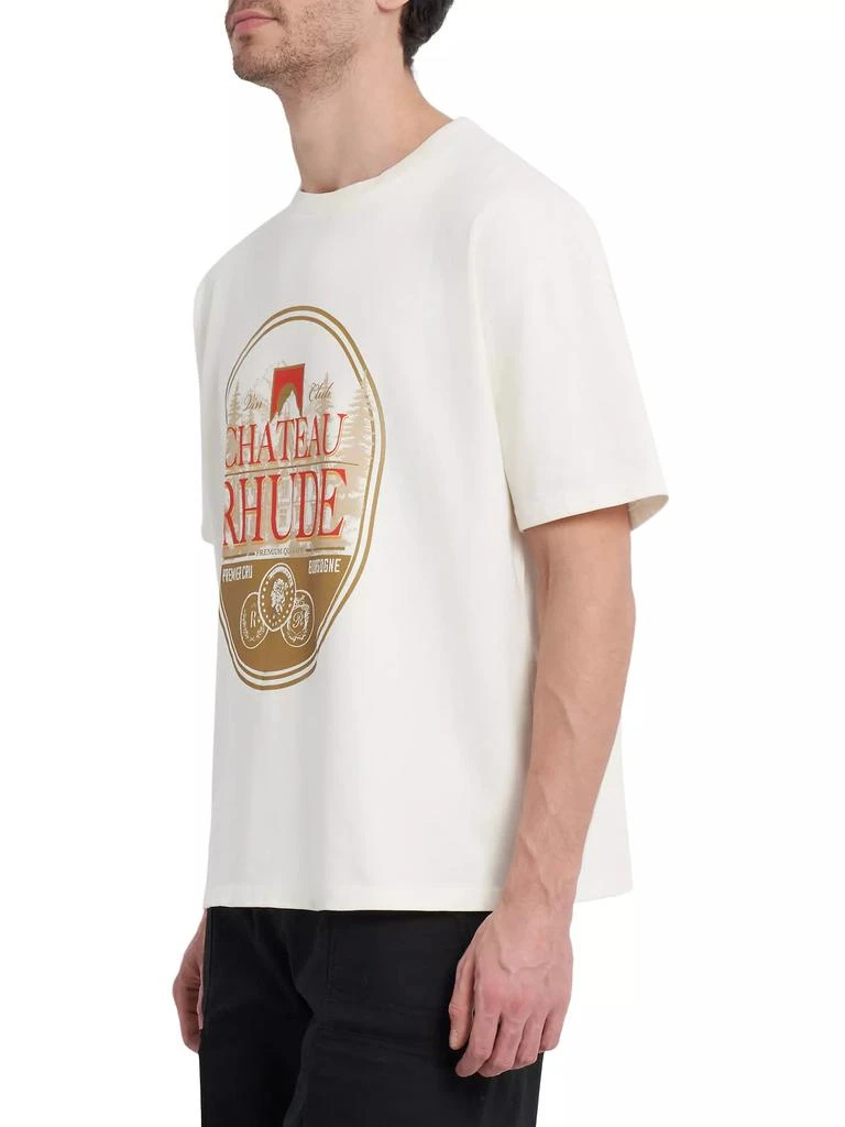 Rhude Premier Cru Logo Cotton T-Shirt 4