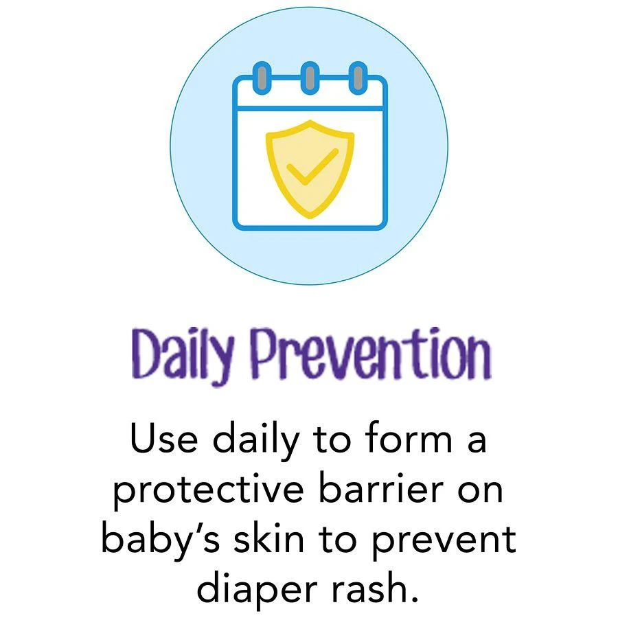 Desitin Daily Defense Baby Diaper Rash Cream with 13% Zinc Oxide Barrier Cream 3