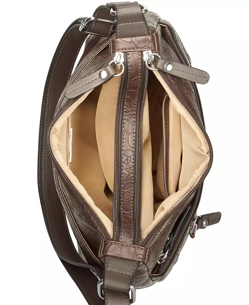 Giani Bernini Faux Leather Tooling Hobo, Created for Macy's