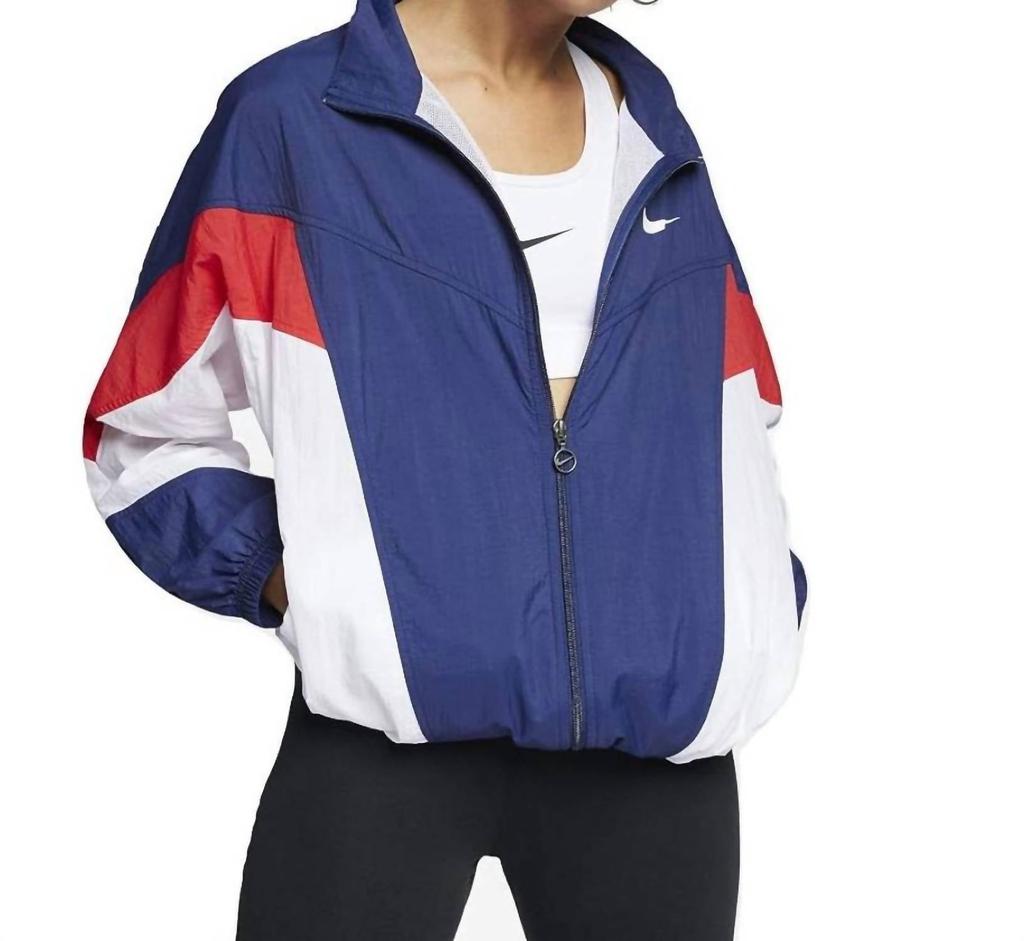 Nike Women's Windrunner Full-Zip Contrast-Trim Jacket Irnstn-whi L - Women's Jackets - Free Shipping - BeyondStyle Nike Women's Windrunner Full-Zip Contrast-Trim Jacket Irnstn-whi L - Women's Jackets - Free Shipping - BeyondStyle