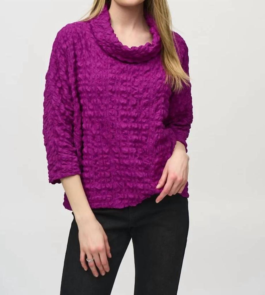 JOSEPH RIBKOFF Joseph Ribkoff - Woven Jacquard Boxy Top