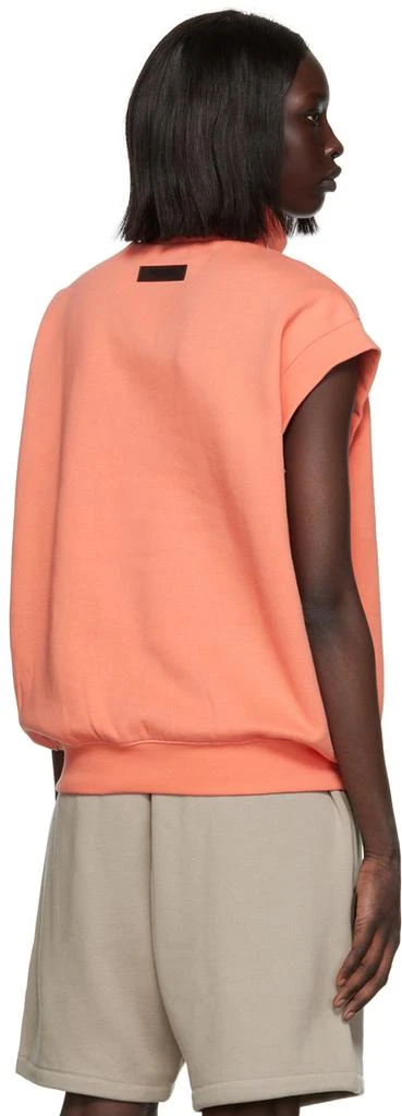 Fear of God ESSENTIALS Pink Mock Neck Vest 3