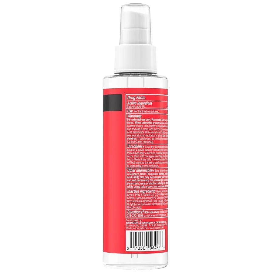 Neutrogena Stubborn Body Acne Spray, 2% Salicylic Acid 10