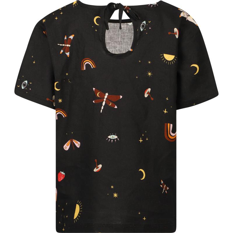 Munster Dream mystical print t shirt in black