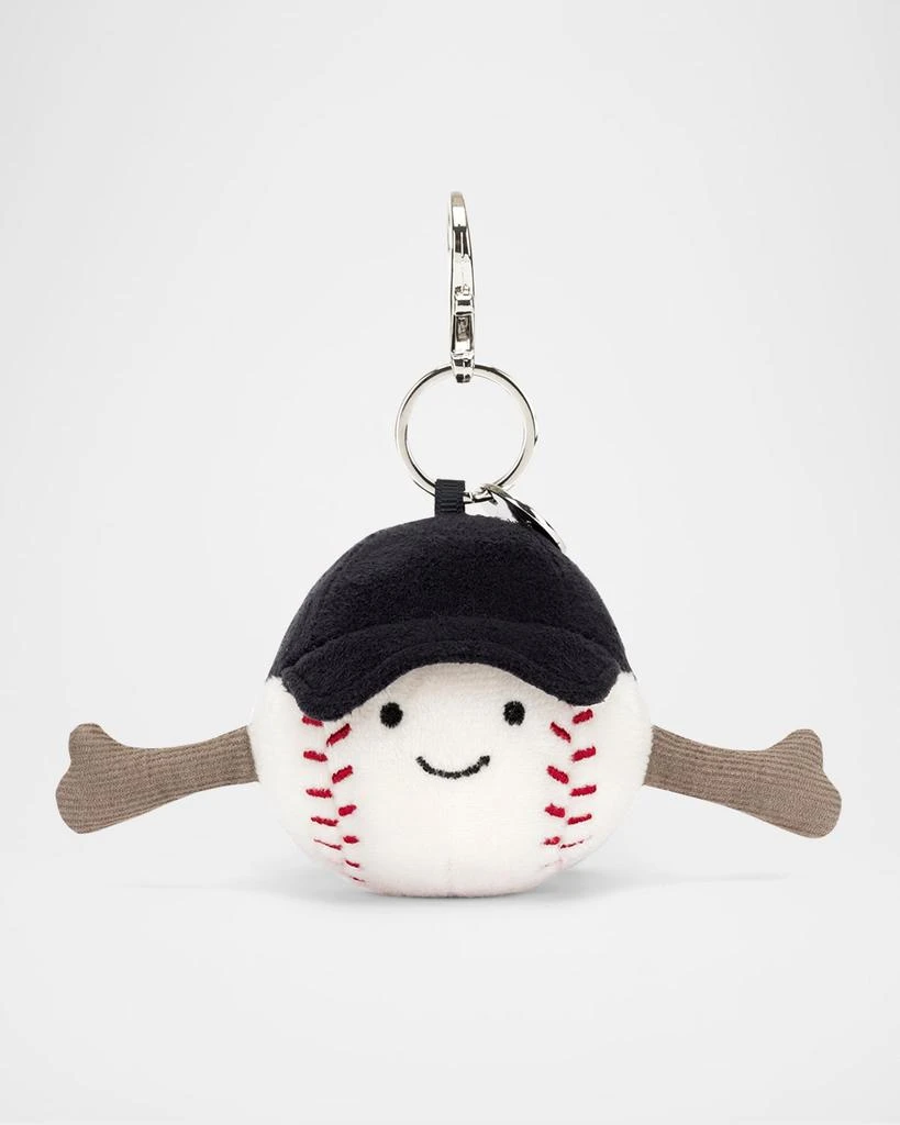 Jellycat Amuseables Sports Baseball Bag Charm 1