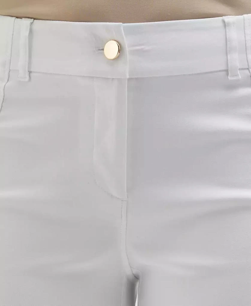 Rafaella Petite Satin Luxe Straight Leg Crop Pull On Pants 3