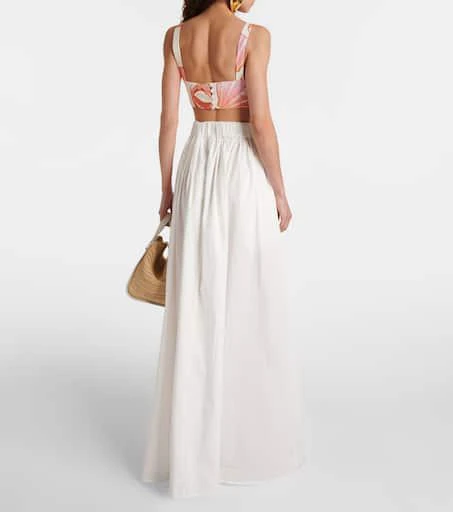 Adriana Degreas Cotton poplin maxi skirt 3