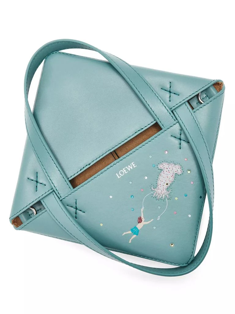 Loewe Suna Fujita x LOEWE Squid Mini Puzzle Fold Leather Tote 6