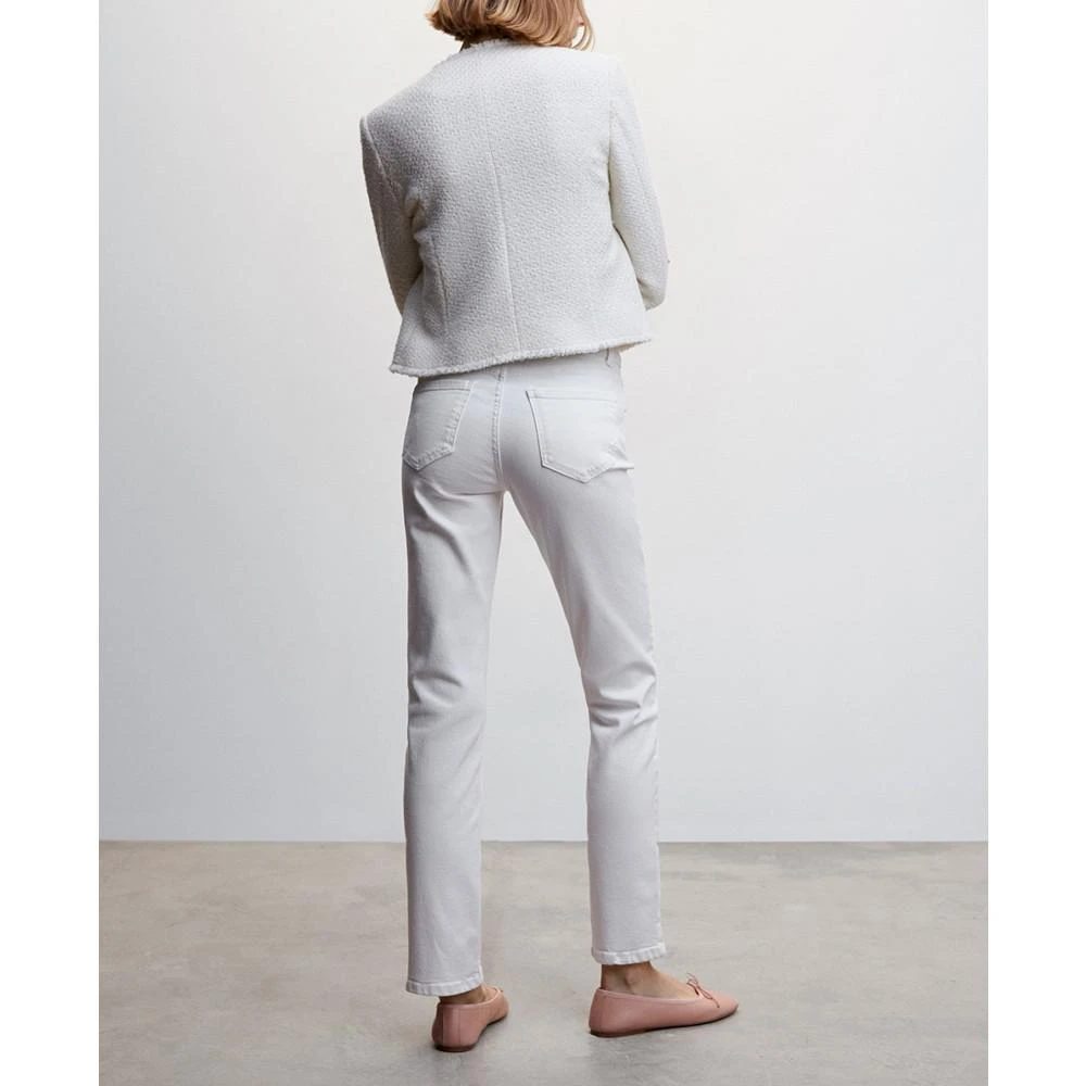 Mango Women's Mid-Rise Straight Jeans 3