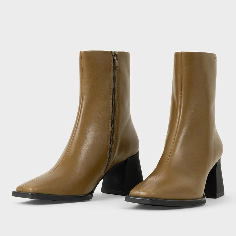 undefined VAGABOND HEDDA LEATHER HEELED BOOTS 2