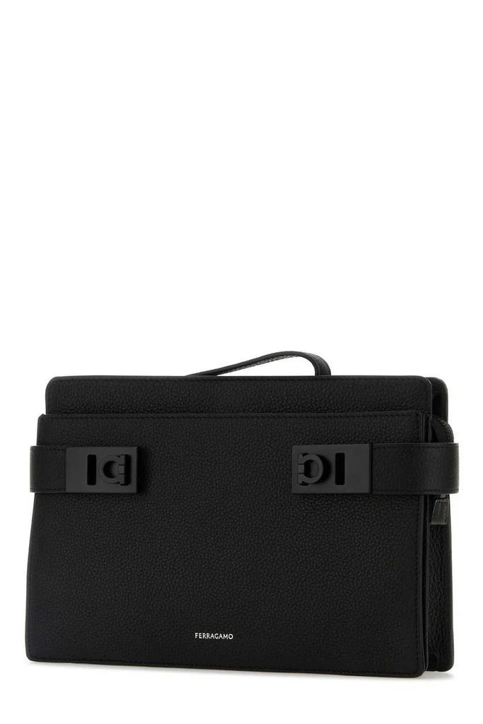 Salvatore Ferragamo Ferragamo Gancini Buckles Pouch Bag 3