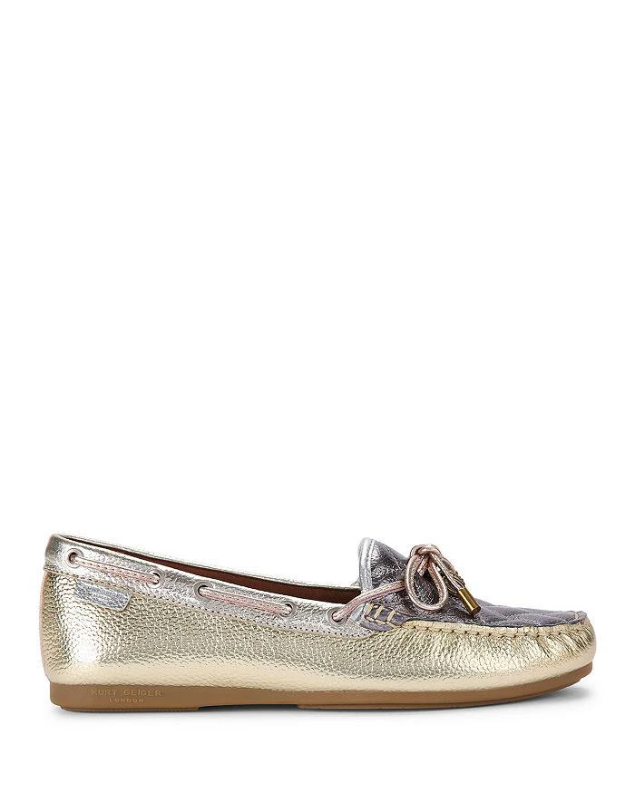 Kurt Geiger Women's Eagle Hardware Boat Moccasins 1