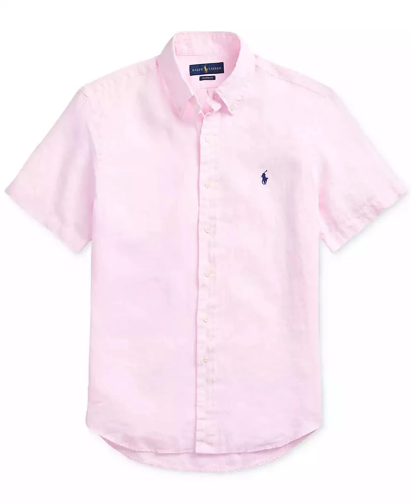 Ralph Lauren Men's Short-Sleeve Linen Button-Up 7
