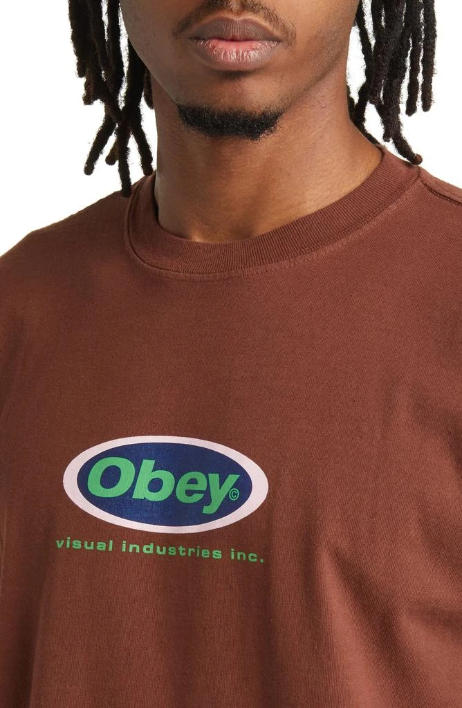 Obey Logo Graphic T-Shirt 4