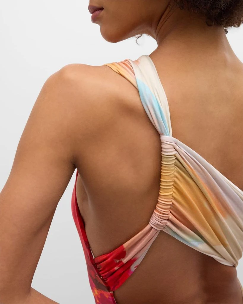 LENNY NIEMEYER Flora Loop One-Shoulder One-Piece Swimsuit 3