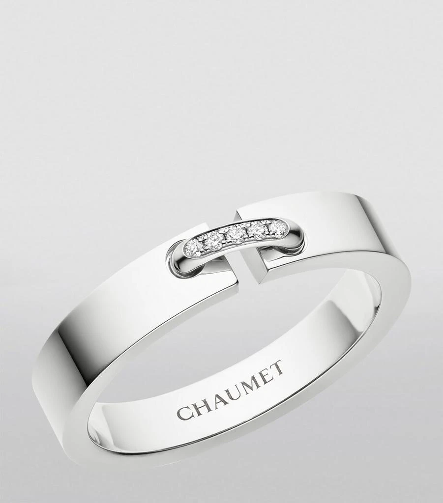 Chaumet White Gold and Diamond Liens Évidence Wedding Band 2
