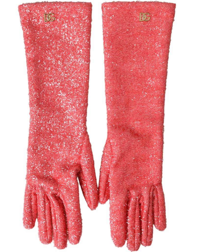Dolce & Gabbana Lurex Fantasia Mid Arm Length Women's Gloves