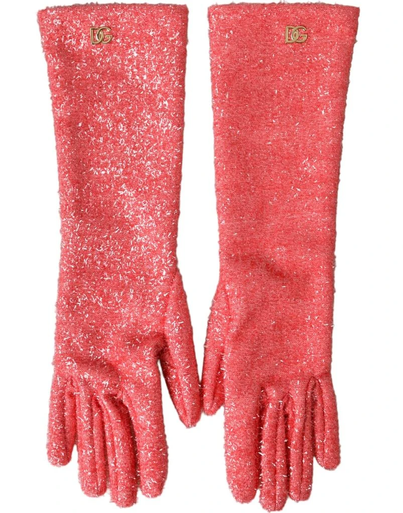 Dolce & Gabbana Lurex Fantasia Mid Arm Length Women's Gloves 1