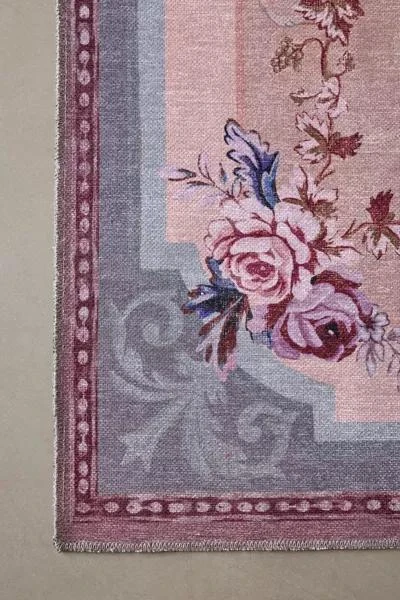 Urban Outfitters Antoinette Floral Digital Printed Rug 5
