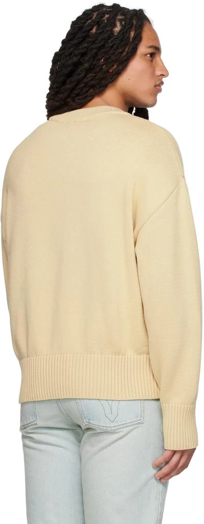 AMI Paris Beige Ami de Cœur Sweater 3