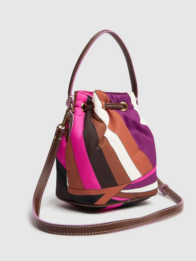 PUCCI Small Nylon Drawstring Basket Bag 5