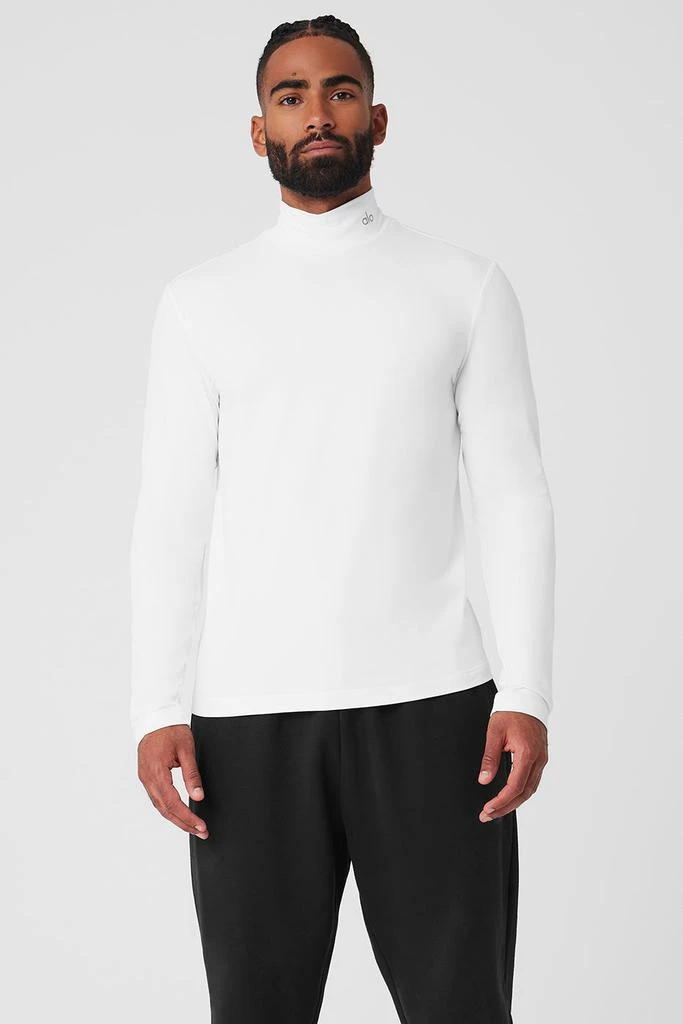 Alo Conquer Reform Mock Neck Long Sleeve - White 1