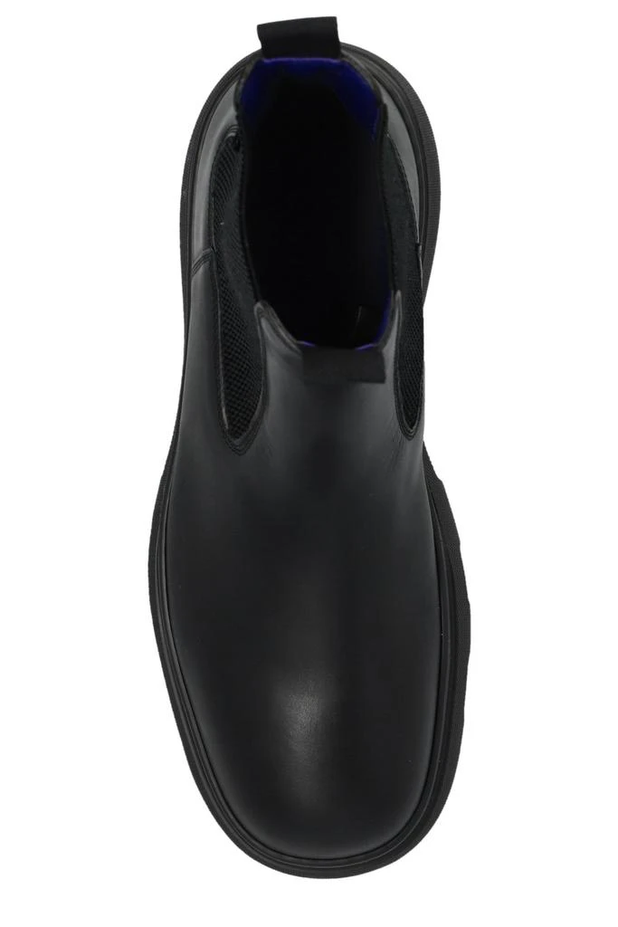 Burberry Burberry Creeper Round-Toe Ankle Boots 4