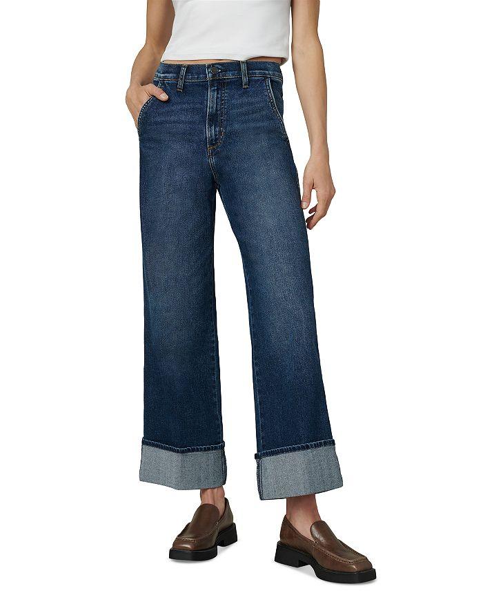 Joe's Jeans The Trixie High Rise Wide Cuff Trouser Jeans in Double Down