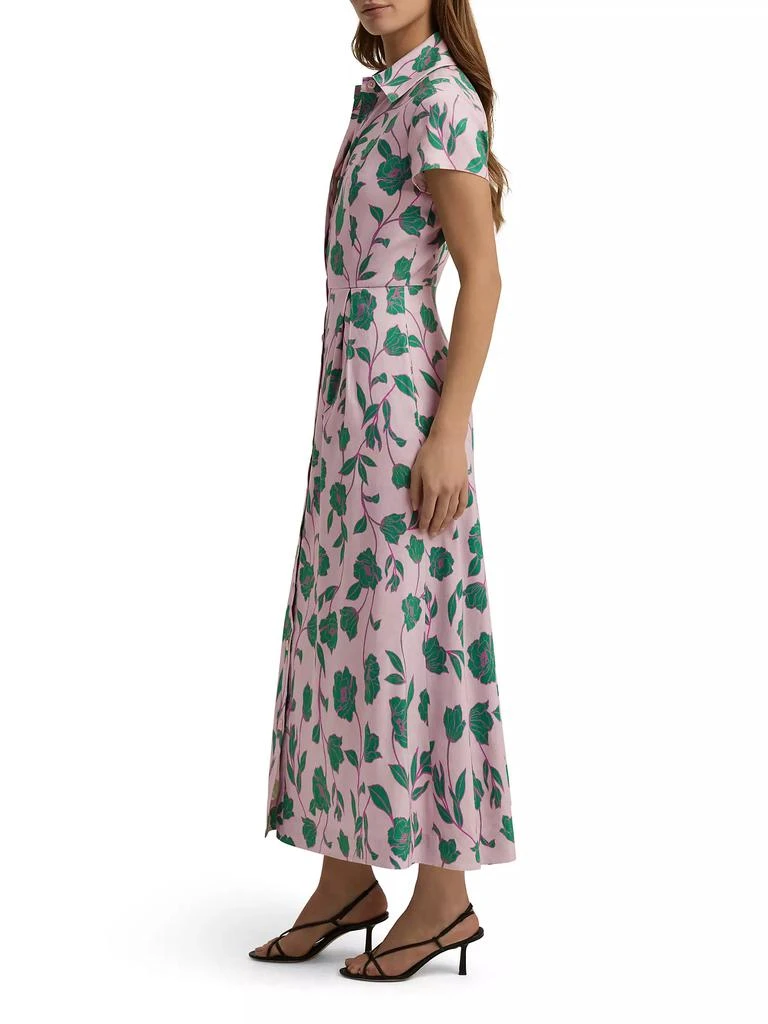 Favorite Daughter Sunday Best Floral Linen-Blend Maxi Shirtdress 4
