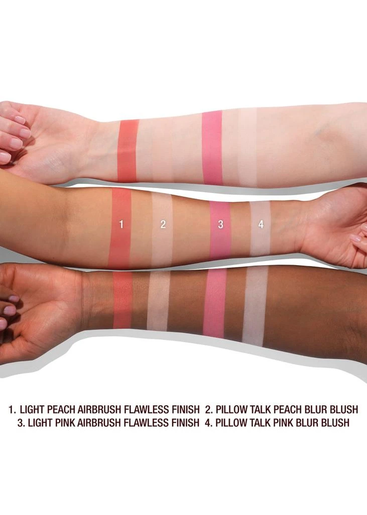 Charlotte Tilbury Charlotte's Beauty Soulmates Face Palette - Pillow Talk Flawless Peach 3