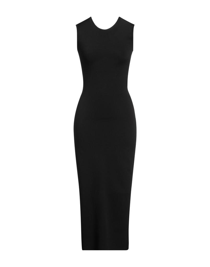 ワンピース FABIANA FILIPPI Woman Dress Ebony ABD215F166 1269 FABIANA FILIPPI A-Line Mixed Media Midi Dress | Neiman Marcus