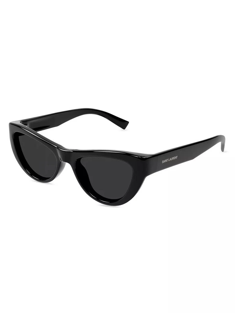 Yves Saint Laurent Script 53MM Cat-Eye Sunglasses 1
